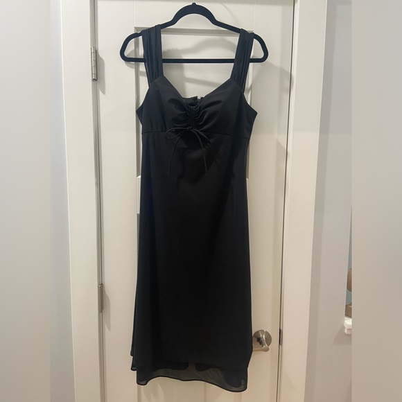 De Laru by Sheila Yen black party cocktail vintage dress size 9/10 ❤️‍🔥 - Picture 1 of 14